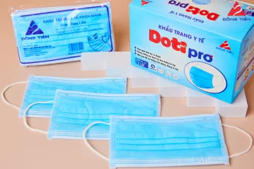 Khẩu trang y tế Doti Pro – Xanh 5 lớp